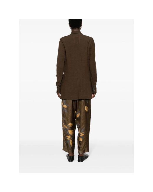Uma Wang Green Khloe Wrap-Around Blazer