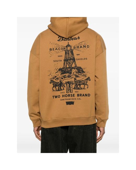 Barbour X Levi'S Brown Sweatshirts for men