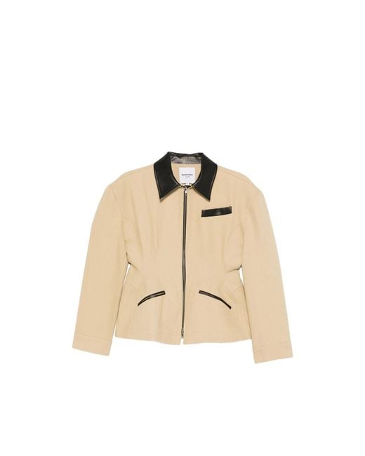 LA PISCINE Natural Sculpted Worker Jacket