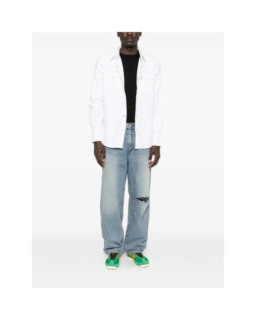 Levi's White Shirt With Chest Pockets for men