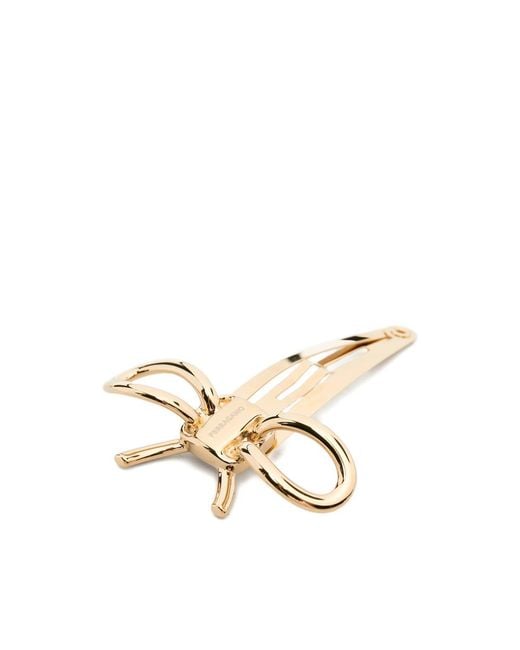 Ferragamo Metallic Hair Accessories