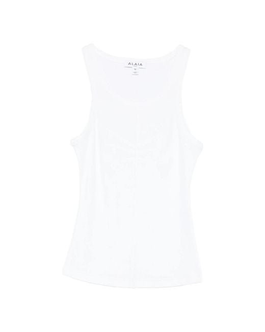 Alaïa White Alaã¯A Tops