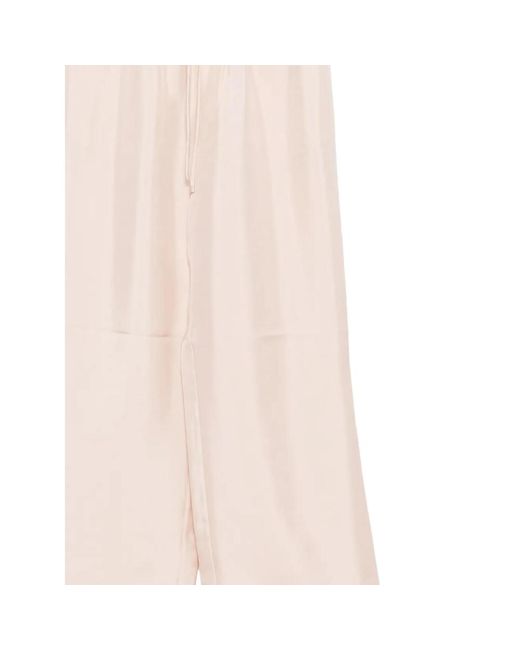 Rohe Pink Drawstring-Fastening Trousers