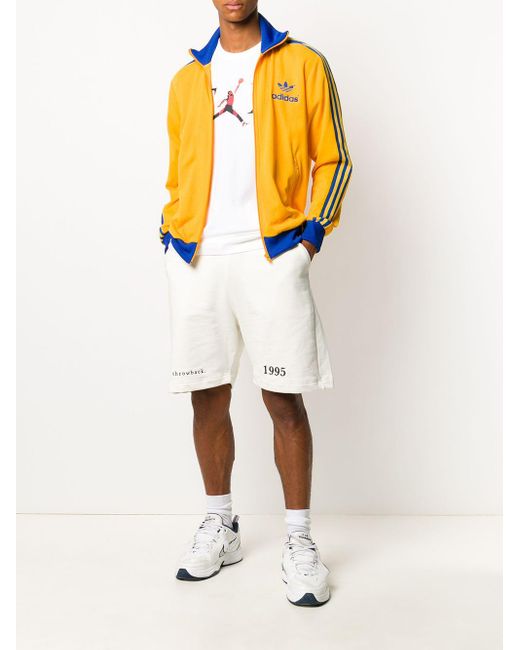 adidas Synthetic Adicolor 70s Zipped Jacket in Yellow for Men - Save 6% - Lyst