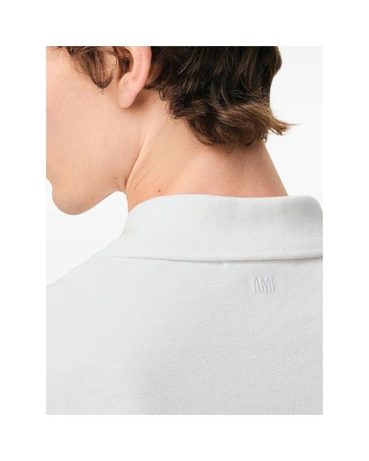 AMI White Polo Shirts for men