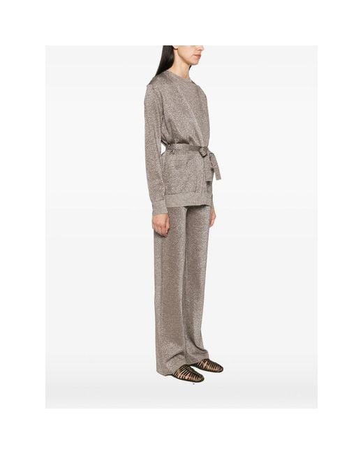 Missoni Brown Belted Cardigan