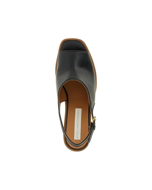 Stella McCartney Natural Open-Toe Sandals