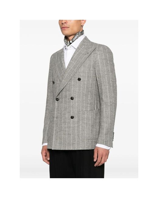 Tagliatore Gray Jackets for men
