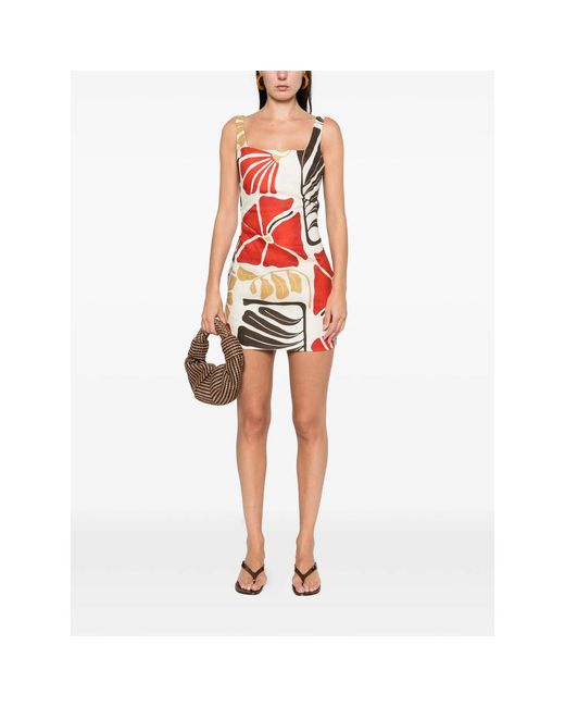 Sir Red Julietta Square-Neck Mini Dress