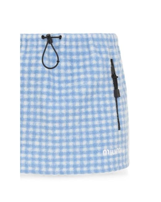 Miu Miu Blue Skirts