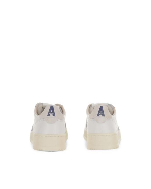 Autry White Medalist Logo-Patch Sneakers