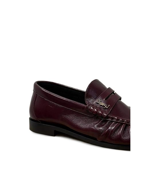 Saint Laurent Brown Le Loafer Supple