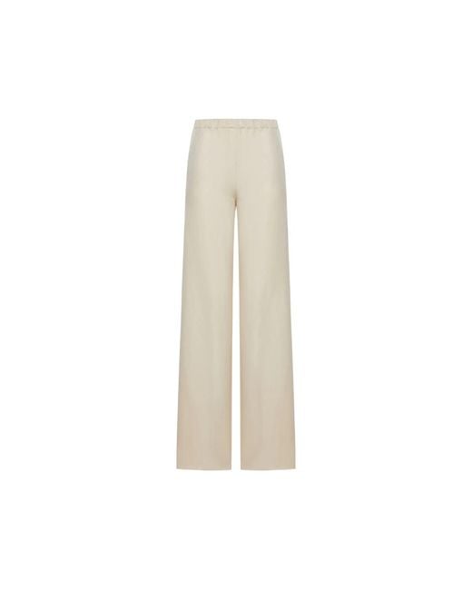 Max Mara Natural Straight Trousers