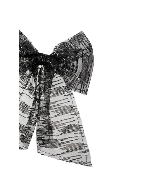 Maison Michel Gray Hair Accessories