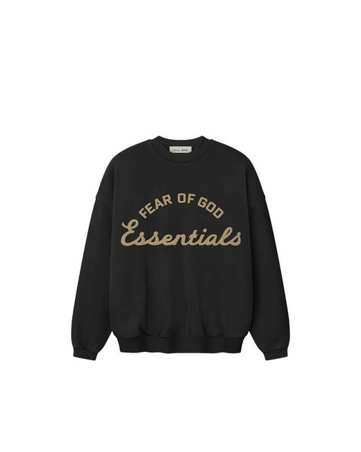 Fear Of God Black Training 90S Logo Sweatshirt for men
