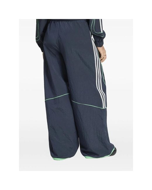 Adidas Blue Pants Wide-Leg