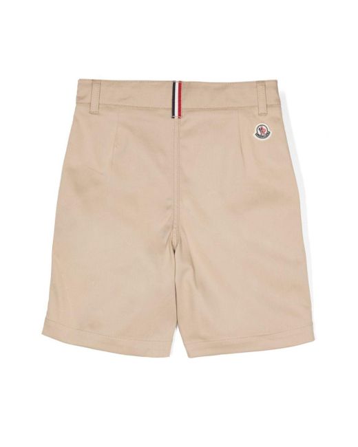 Moncler Natural Gabardine Bermuda Shorts