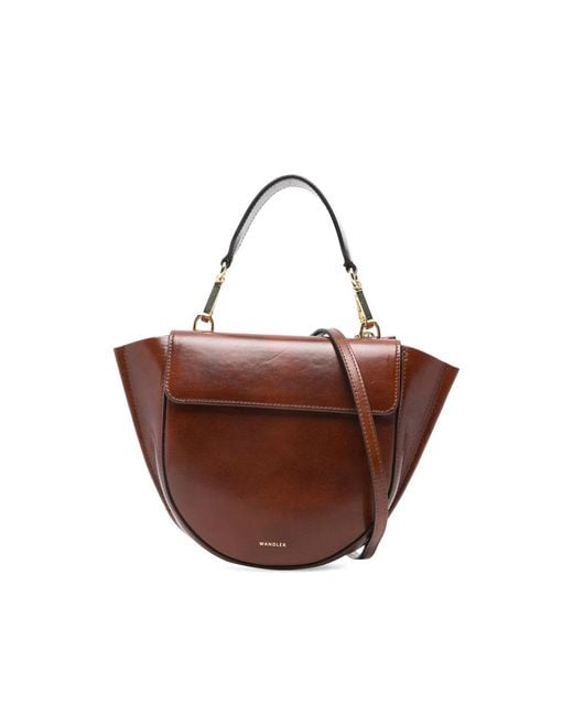 Wandler Brown Hortensia Leather Mini Bag