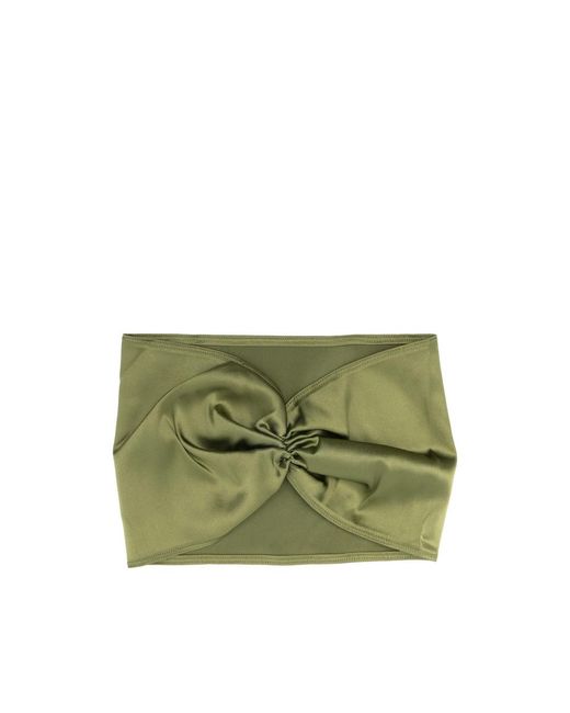 Jennifer Behr Green Twisted Hair Wrap