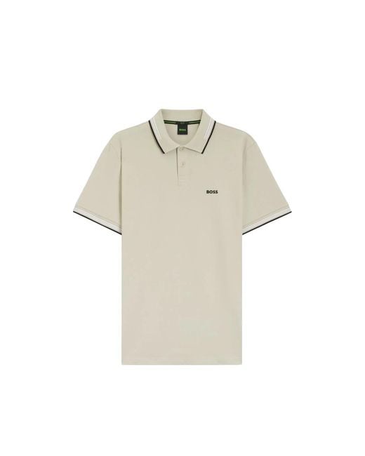 Boss Natural Slim-Fit Polo Shirt for men