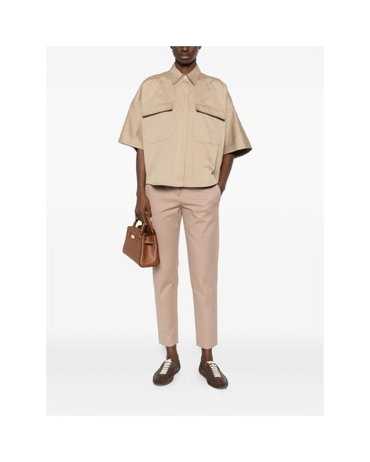 Brunello Cucinelli Natural Neutrals Tops