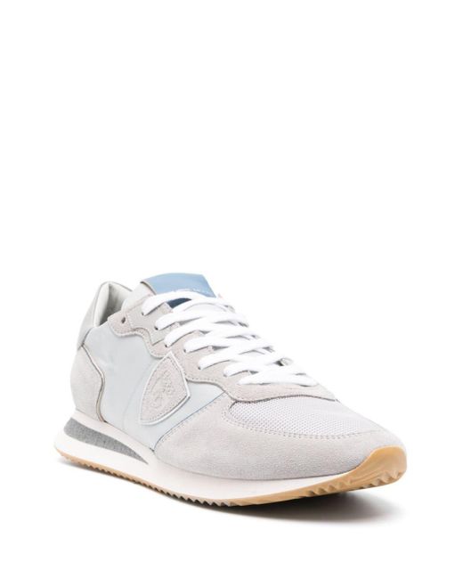 Philippe Model White Tropez 2.1 Logo-Patch Sneakers for men