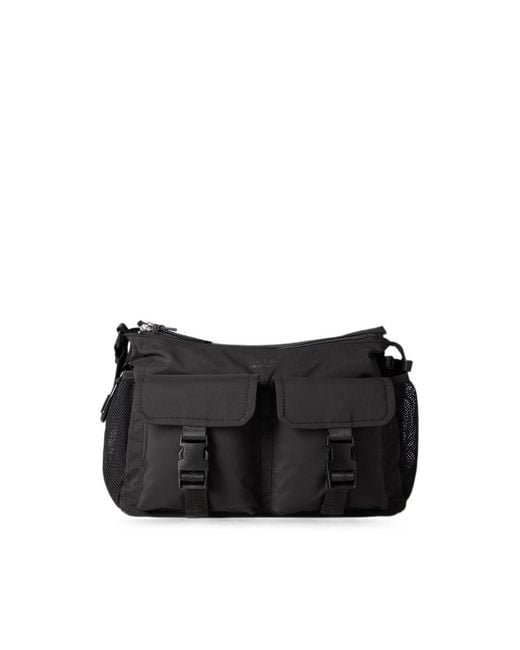 A.P.C. Black A. P.C. Buckle-Fastening Pocket Messenger Bag for men