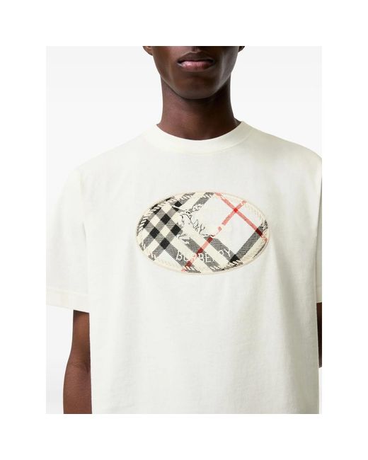 Burberry White T-Shirts & Vests for men