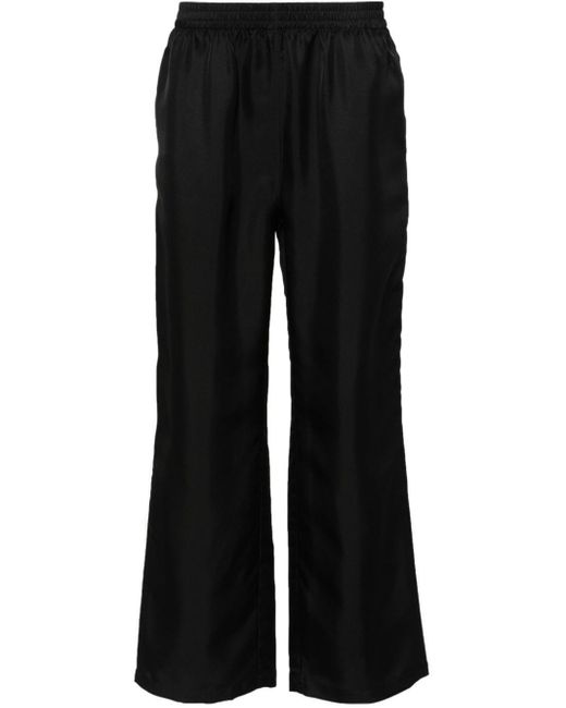 sunflower Black Loose-Fit Trousers for men