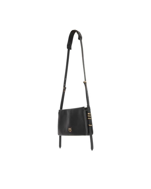 Pinko Black Mini One, Two, Three Cross Body Bag