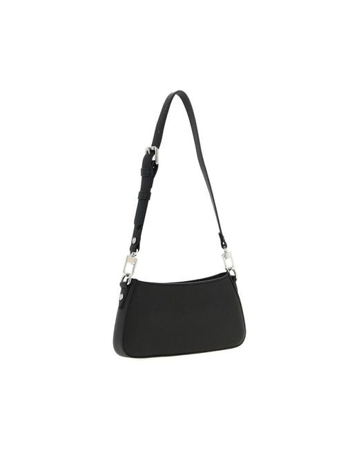 Vivienne Westwood Black Tasha Logo-Detail Shoulder Bag