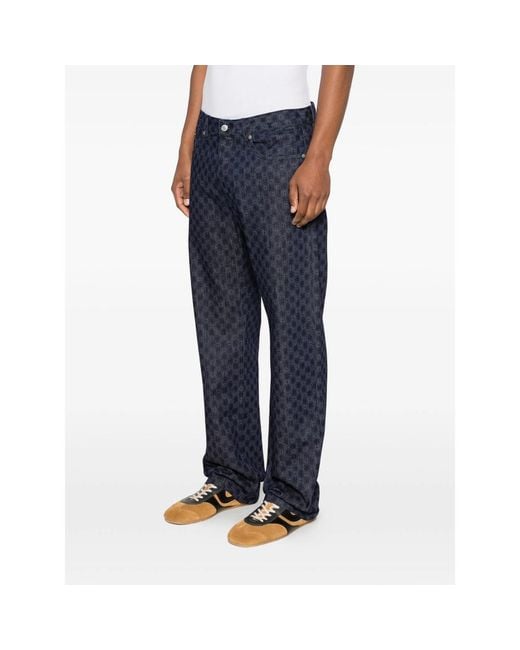 Dries Van Noten Blue Denim for men
