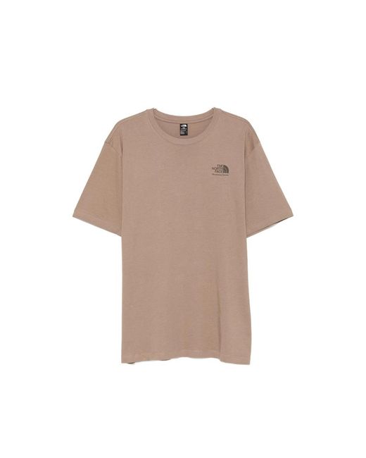 The North Face Natural Graphic-Print T-Shirt for men