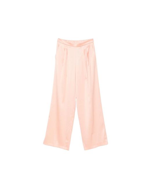 Twinset Pink Pleated Trousers