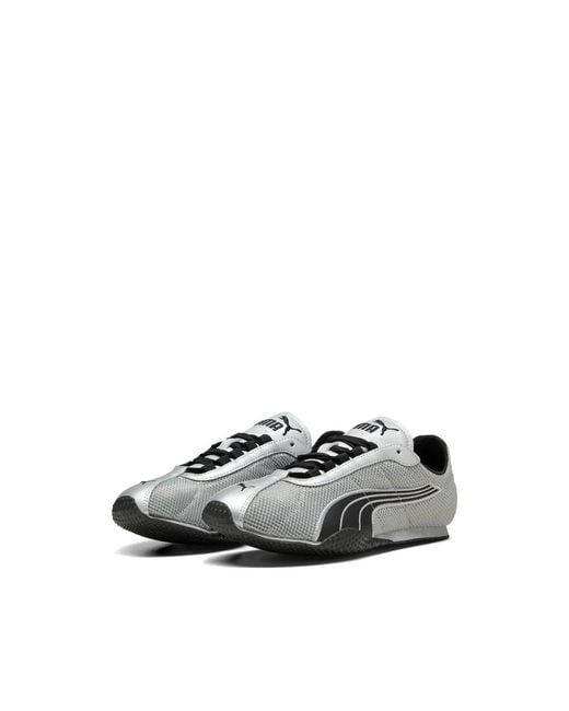 PUMA Gray H-Street Chrome Mesh-Panelled Sneakers for men