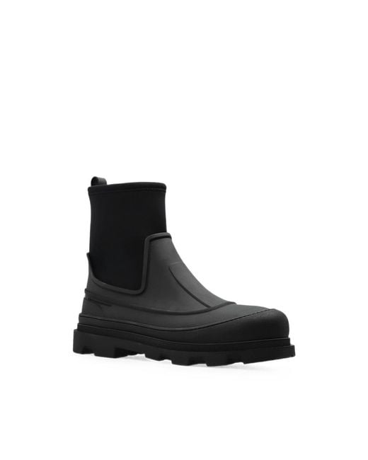 Moncler Black Vera Pulse Chelsea Boots for men