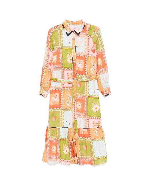 Never Fully Dressed Orange Soller Maxi Dress