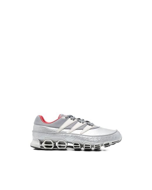 Adidas White Predator 94 Megaride Snake-Effect-Detail Sneakers for men