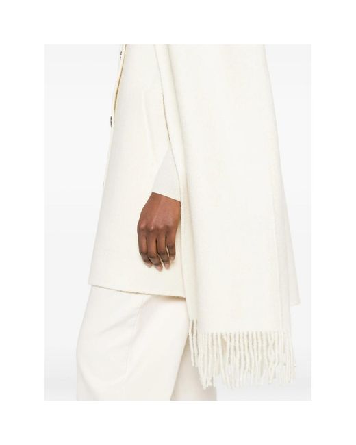 Totême White Neutrals Coats
