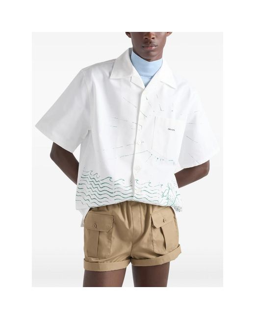 Prada White Shirts for men
