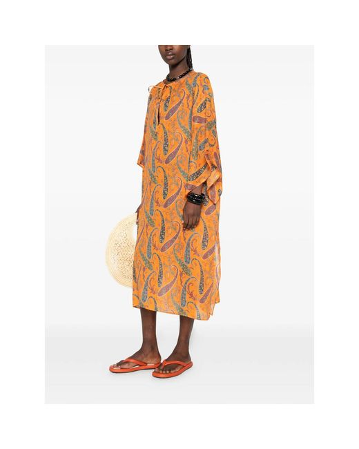 Etro Orange Dresses