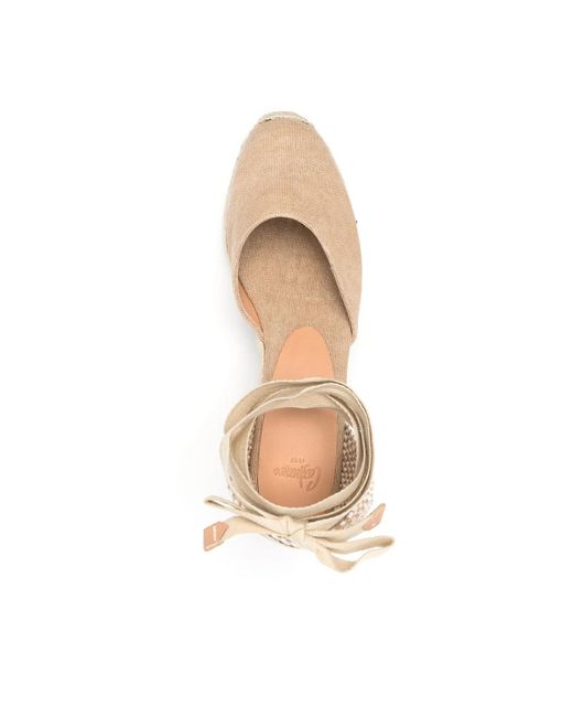 Castaner Natural Carina Wedged Espadrilles