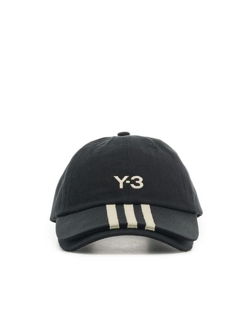 Y-3 Black Hats for men