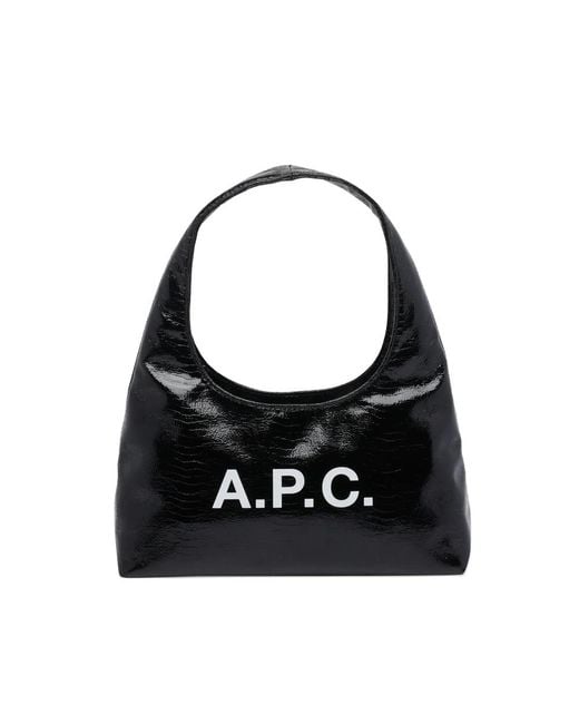 A.P.C. Black Baby Ninon Shoulder Bag