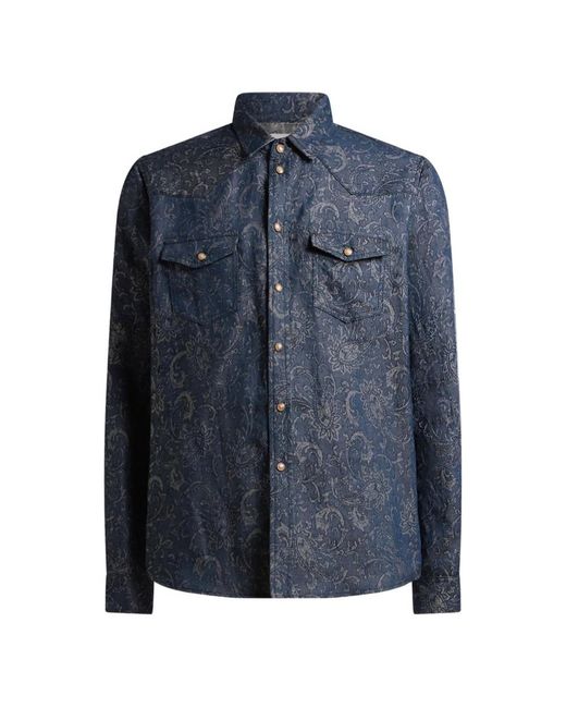 Etro Blue Shirts for men