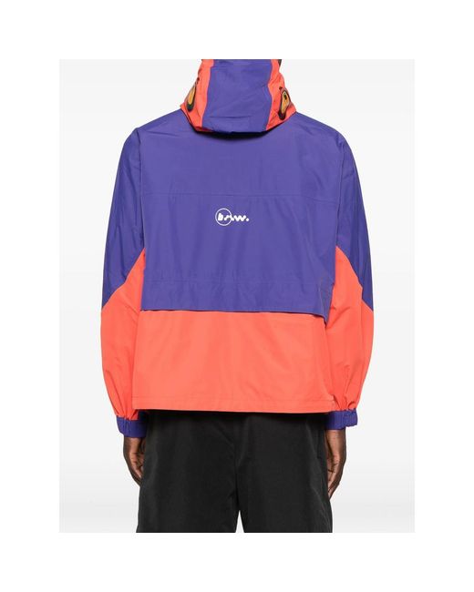 A Bathing Ape Blue Hooded Lightweight Jacket for men
