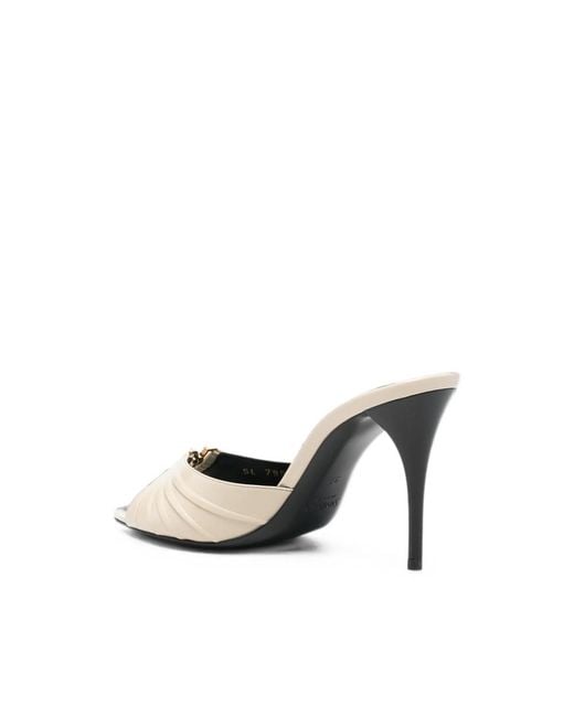 Saint Laurent White Neutrals Shoes