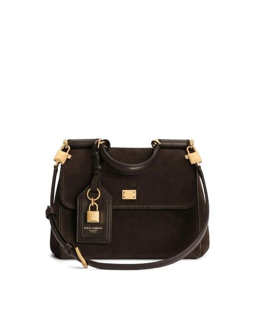 Dolce & Gabbana Black Small My Sicily Handbag