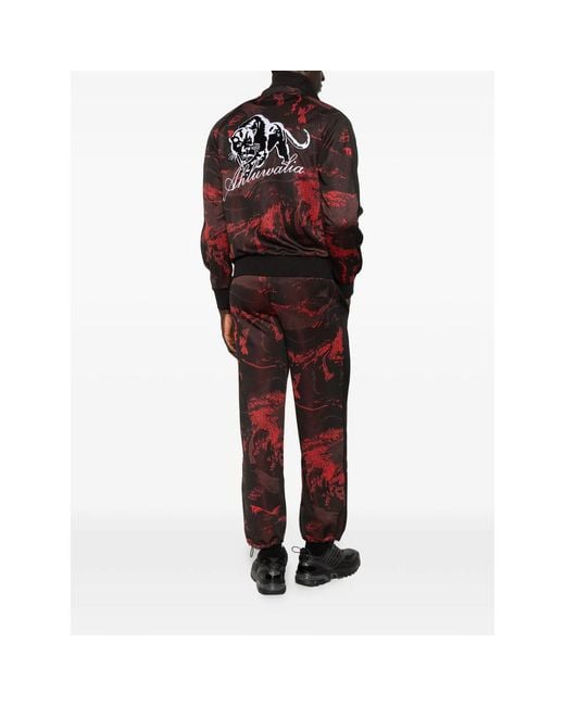 Puma X Ahluwalia Red X Ahluwalia T7 Graphic-Print Track Pants for men