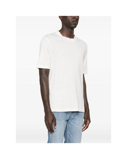 Brunello Cucinelli White T Shirts for men